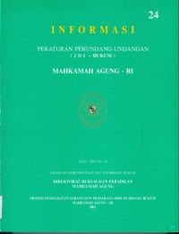 INFORMASI PERATURAN PERUNDANG-UNDANGAN (JDI-HUKUM) NO. 22, 23, 24 2002