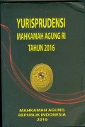 YURISPRUDENSI MAHKAMAH AGUNG RI TAHUN 2016